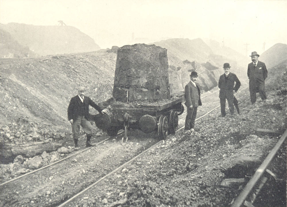 SLAG MANUFACTURE. A Slag Heap. A